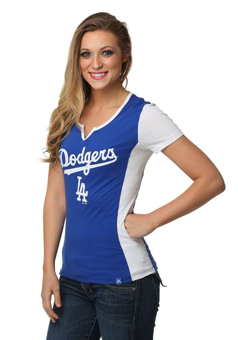 dodgers shirts women's